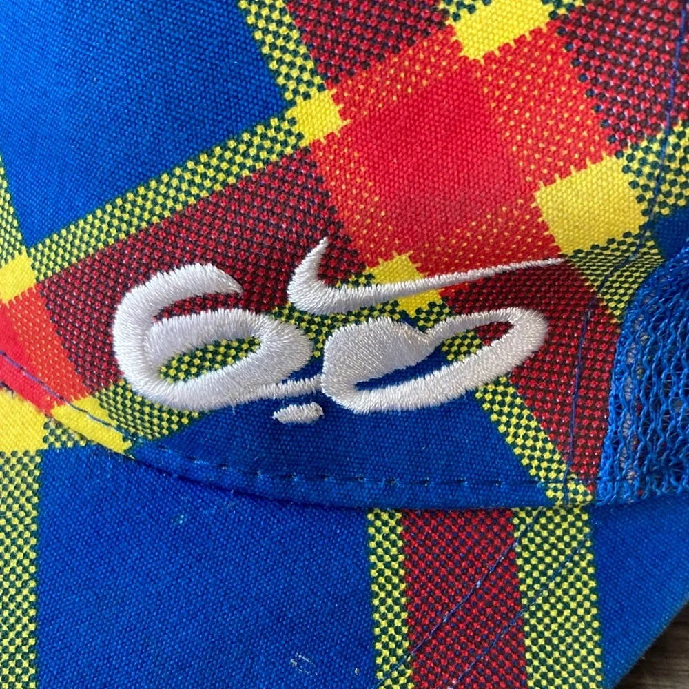 Nike 6.0 Trucker Hat Chris Hotz Snapback Plaid Mesh sz 4-7 Youth baseball cap